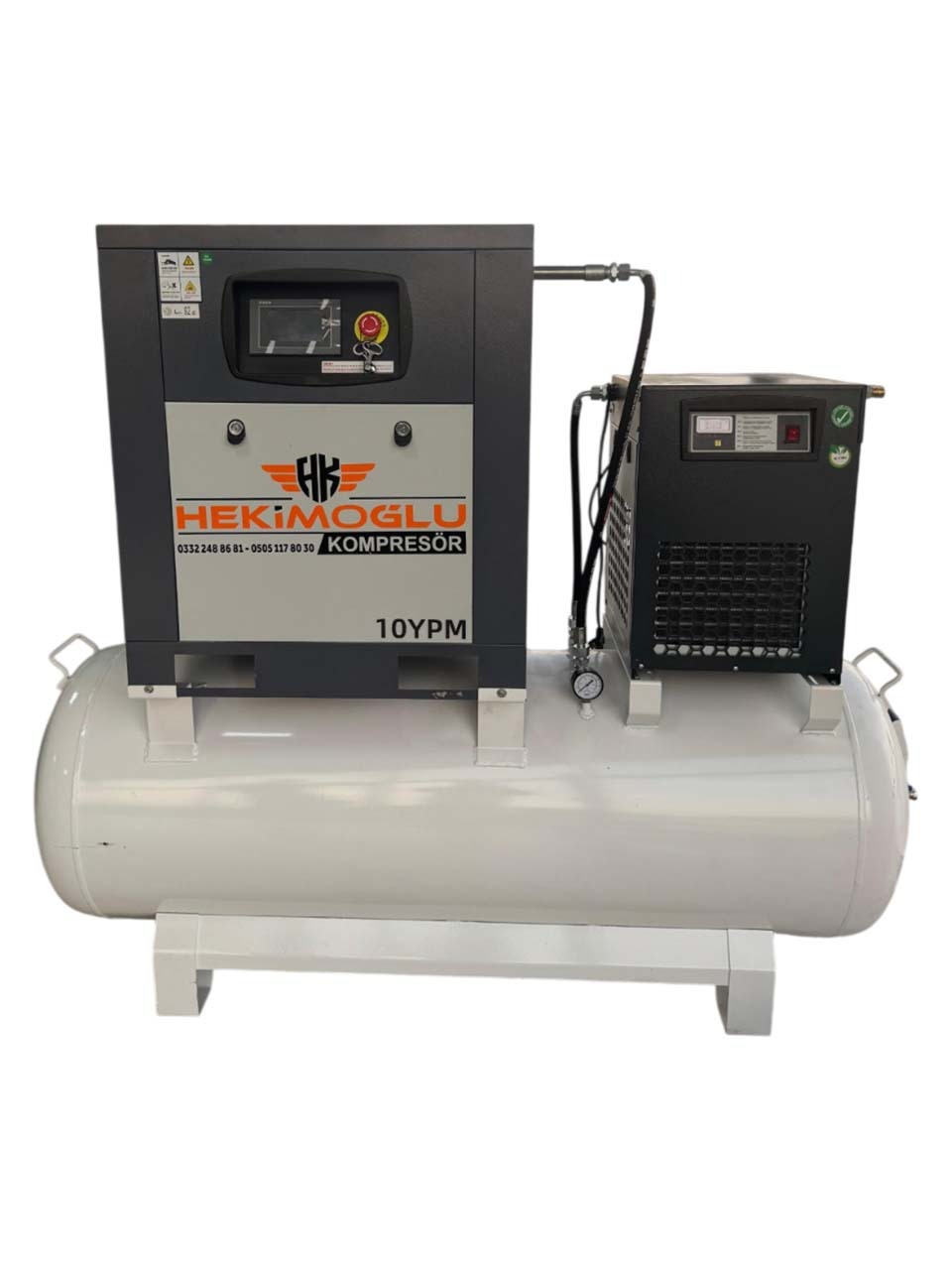 HKM-10PM  KAZAN ÜSTÜ VİDALI KOMPRESÖR 